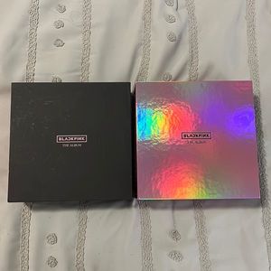black pink the album (version 1 and 4)